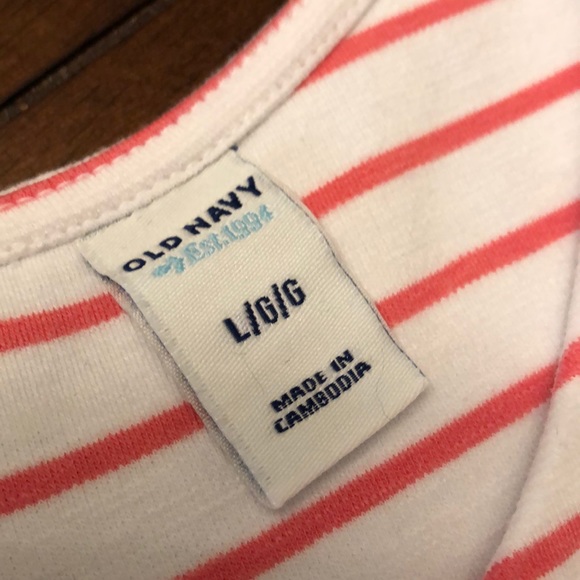 Old Navy pink striped dress - Picture 4 of 4